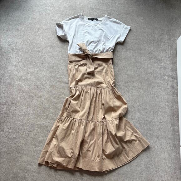 Veronica Beard Jean Trail Midi Dress - Picture 2 of 7